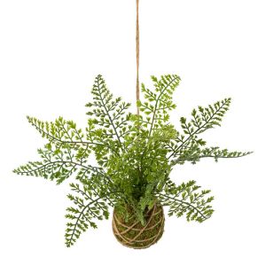 Kokedama factice adiantum