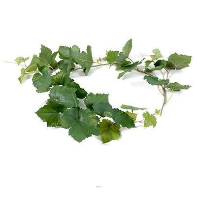 Guirlande de fausse vigne L 118 cm Vert