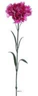 Oeillet factice H 60 cm magnifique Tete tissu D 8 cm Rose fushia