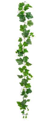 Guirlande de feuillage artificiel de vigne verte – 150 cm – 76 feuilles