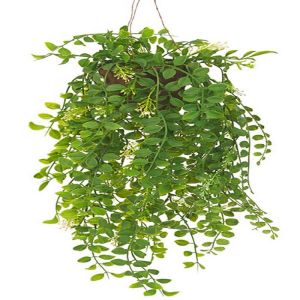 Pilea artificielle en pot L 50 cm tres originale en suspension