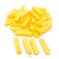 Lot de 36 Frites pomme de terre factices plastique soufflé