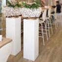 Décoration vraies coquilles d'huitres sur fibreglass Ø 50 cm H 30 cm Indoor rond blanc