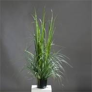 Isolepsis Herbes Folles Graminee factice Vert H 120 cm en pot deco tres dense